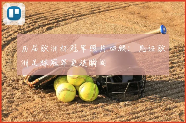 历届欧洲杯冠军照片回顾：见证欧洲足球冠军更迭瞬间